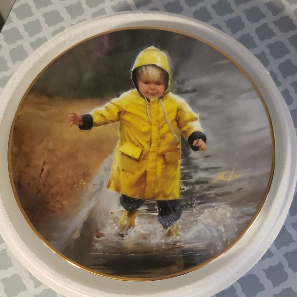 Danbury Mint Little Splasher collector plate